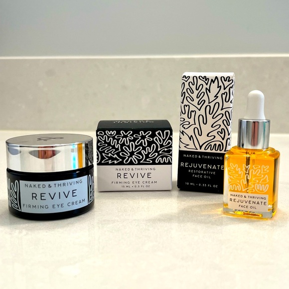 Naked & Thriving Anti-Aging Duo, Eye Cream and Face Oil - Picture 2 of 6